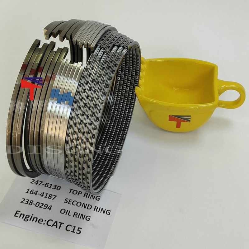 High Quality Diesel Engine Mechanical Parts Piston Ring 247-6130 164-4187 238-0294 for C15 Engine Excavator E374D Wheelloader 988h Generator Set