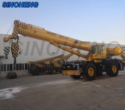Sinoheng 130ton Rough Terrain Crane 4 Wheels off-Road Crane