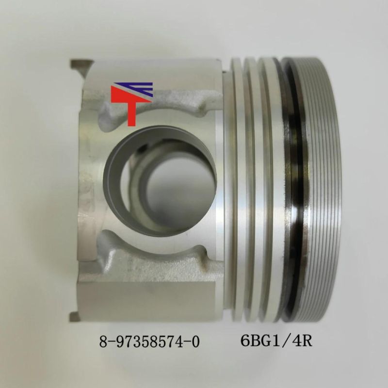 High-Performance Diesel Engine Parts Piston 8-97358574-0 for Excavator Zx250h-3G Engine 6bg1/4r