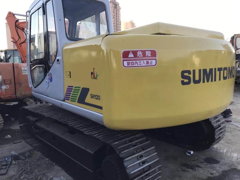 Sumitomo Sh120 Excavator Used Second Hand Construction Machinery Hydraulic Crawler Earth Moving Parts 12 Ton Mini Digger Excavators Mining Machine for Sale