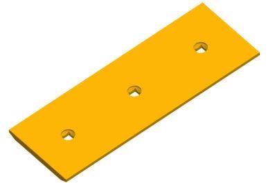 Bulldozer Bucket Spare Parts 195-71-61550 Boron Steel Cutting Edge