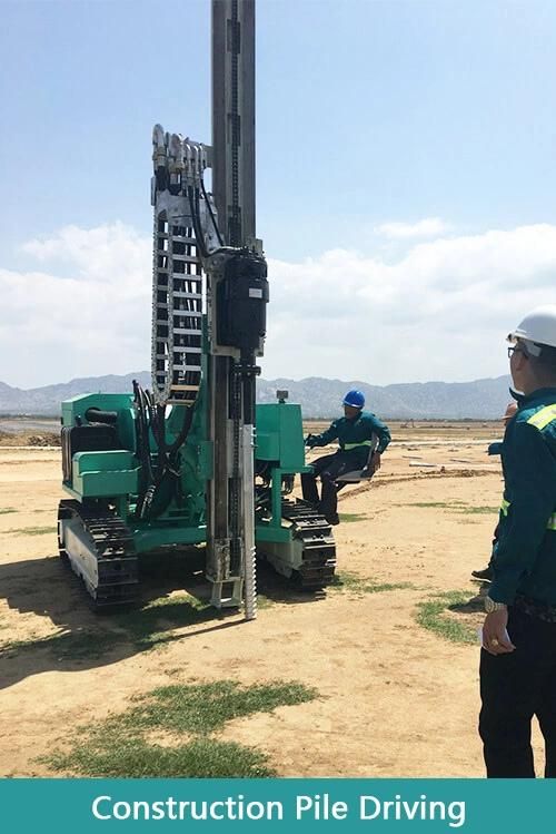 Hfpv-1 Muti-Function Crawler Photovoltaic Pile Driver Solar Drilling Rig