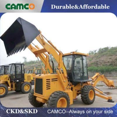 Hydraulic 4WD Excavator Backhoe Loader with Optional Attachments