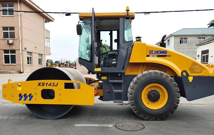 XCMG Official Xs143j 14ton Mechanical Single Drum Vibratory Compactor Road Roller for Sale