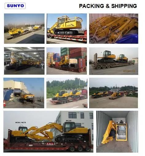 Sunyo Sy215.9 Hydraulic Excavator Is Crawler Excavators Similar as Wheel Loaders, Wheel Excavator