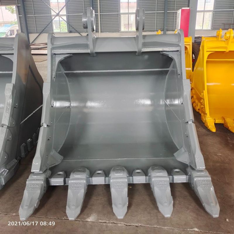 Exavator Parts Heavy Duty Bucket Rock Bucket PC1250 PC200