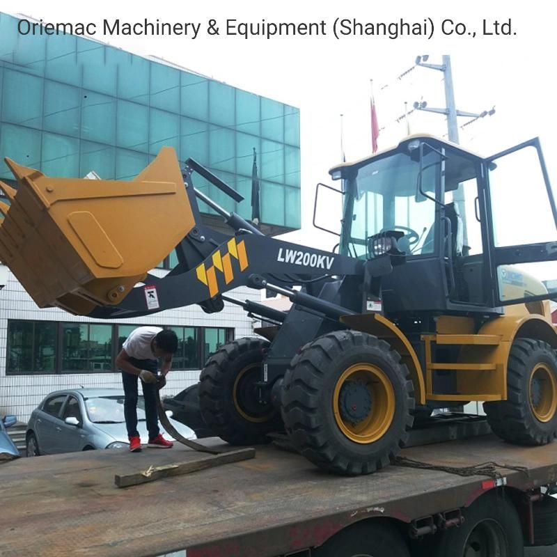 Oriemac 2ton Mini Wheel Loader Lw200kv Small Loader for Sale