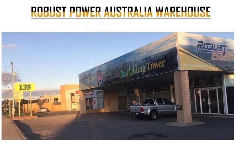 9m Telescopic Mast Kobuta Diesel Generator LED Portable Light Tower