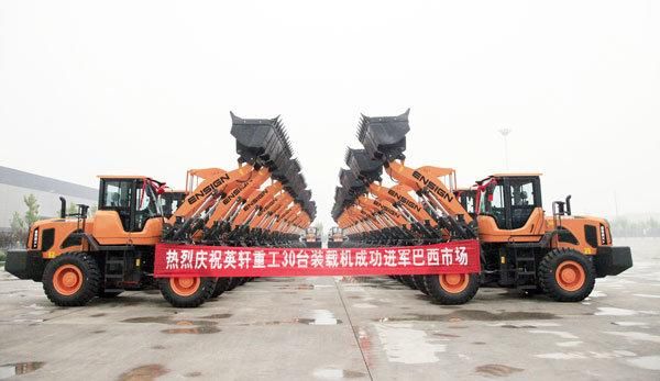 Chinese 2 Ton Wheel Loader Ensign Brand Yx620 with Joystick