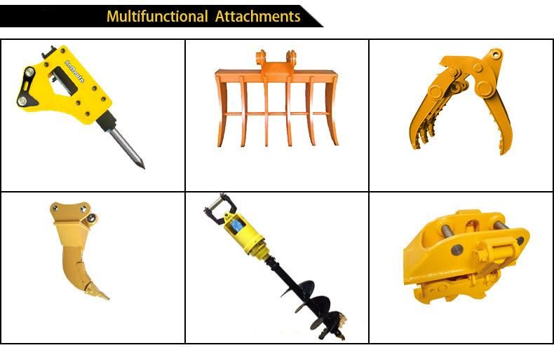 Mini Small Used Dredging Hydraulic Excavators 1 Ton-3.5ton
