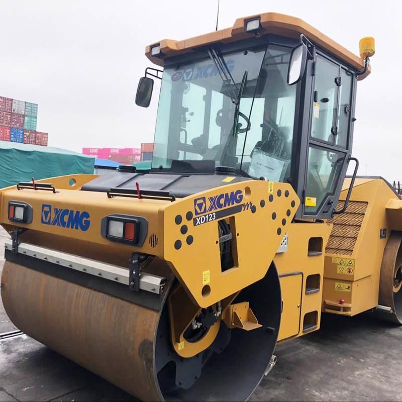 XCMG Double Drum 12ton Xd123 Road Roller Compactor for Sale