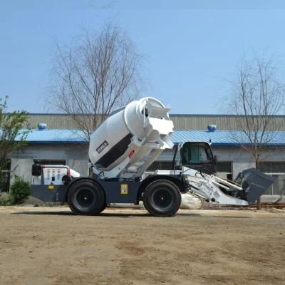 Horizontal Self - Loading Concrete Mixer