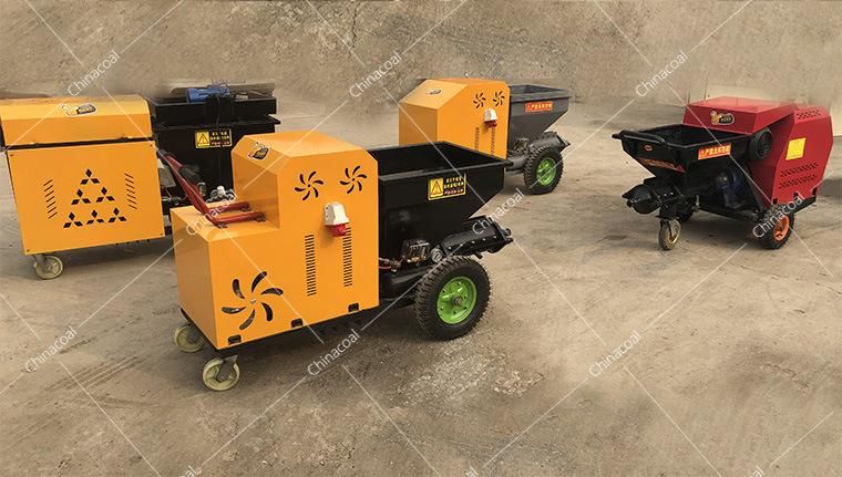 Electric Diesel Concrete Cement Mortar Putty Spraying Plastering Machine for Wall