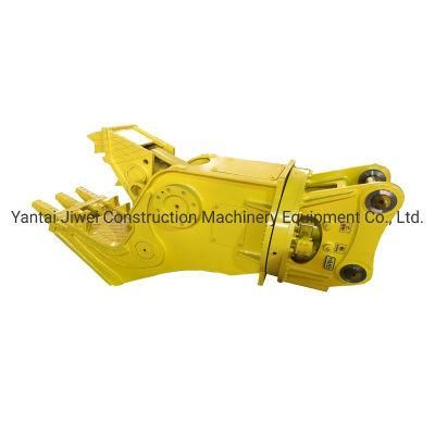 Excavator Crusher Attachment Construction Hydraulic Rotating Concrete Pulverizer