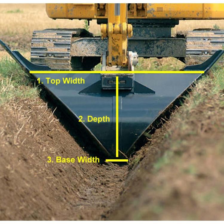 Excavator Trapezoid Bucket for Construction Machinery Spare Parts Digging