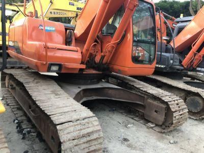 Used Doosan Dh55/Dh60/Dh80/Dh150/Dh215/Dh220/Dh225/Dh300/Dh370/Dh420 Crawler Excavator with Hydraulic Breaker Line and Hammer in Good Condition