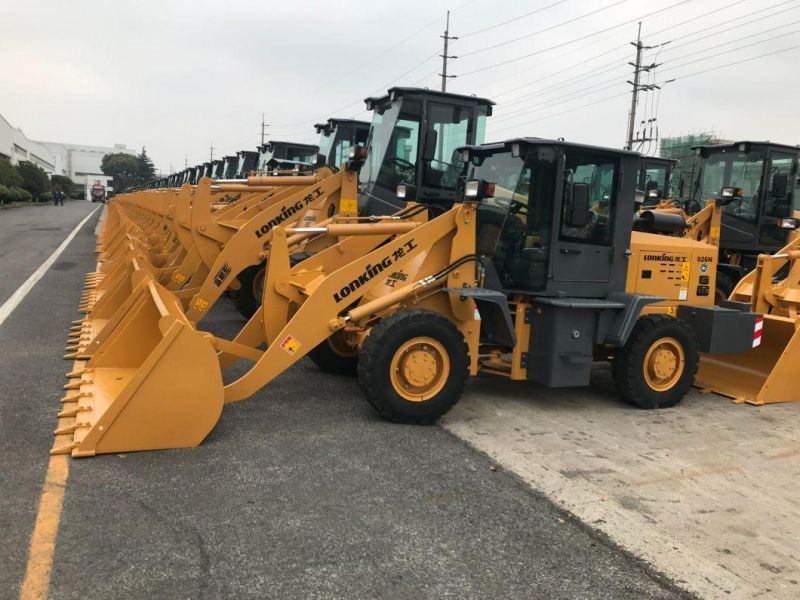 Lonking Skid Steer Cdm307 Cdm308 Cdm312 Closed Cabin AC Kubuta Engine Xinchai New Used Mini Loader