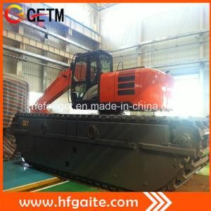 Dredging Excavator for Cleaning of Lakes