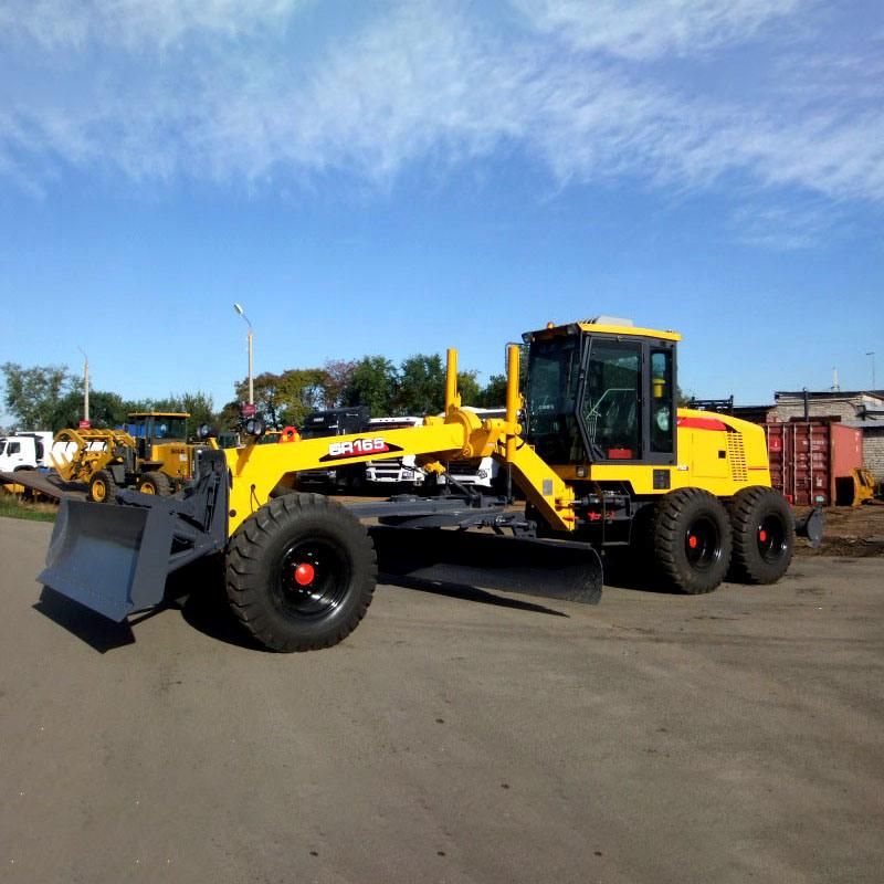 165HP Motor Grader Gr165 with Front Blade and Rear Ripper