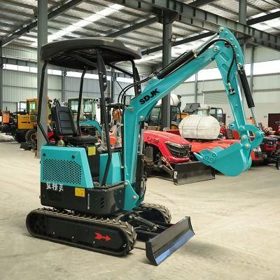 1.2ton Mini Excavator Jkw-15 with Excavator Accessory Parts for Sale