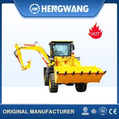 Hw15-26 Good Quality Earthmoving Backhoe Loader