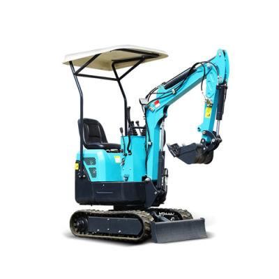 Mini Diggers Agricultural Hydraulic Excavator 1 Ton Micro Mini Excavator