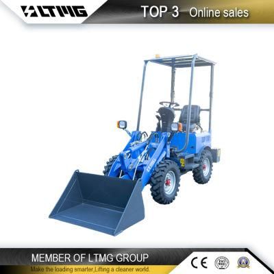 New 0.4 Ton Ltmg China Wheel Price Mini for Sale Small Electric Farm Loader