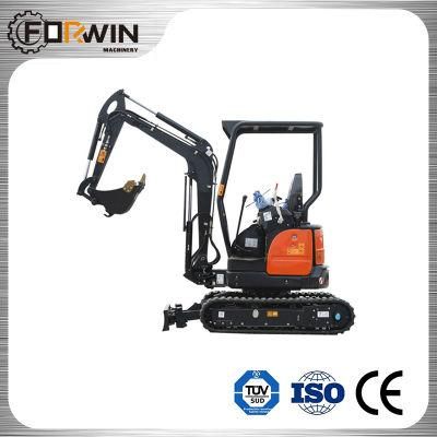 China High Standard 2 T Small Backhoe Digger Fw20u Mini Hydraulic Pump Rubber Crawler Track Excavators Cheap Price for Sale
