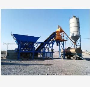 25-75m3/Hr Concrete Mixing Plant with Concrete Mixer Machine for Construction