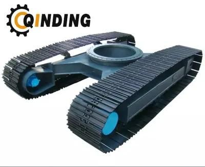 Steel Track Undercarriage with Slewing Bearings and Rotating Distributor Joint Used for Drilling Machines