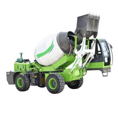 Small Mini Mixer Machine Self Loading Concrete Cement Mixing Truck with Drum Mixer Price in Philippines