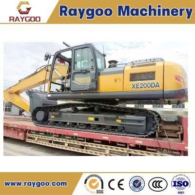 Chinese Middle Size Excavators 21 Ton 0.93 Cbm Crawler Excavator Machine Xe200da New Hydraulic Cummins Engine for Mining Machinery