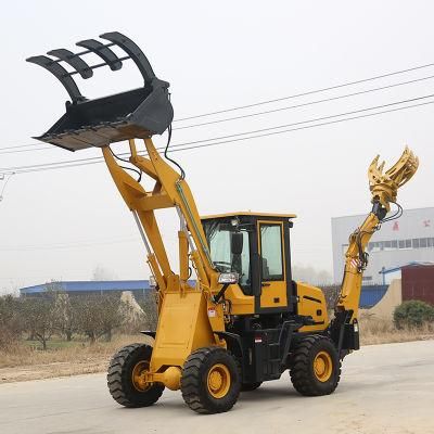 Mini Backhoe Loader Excavator 3 Ton Excavator 7 Ton Wheel Backhoe Loader 1m3 Bucket Wheel Loader