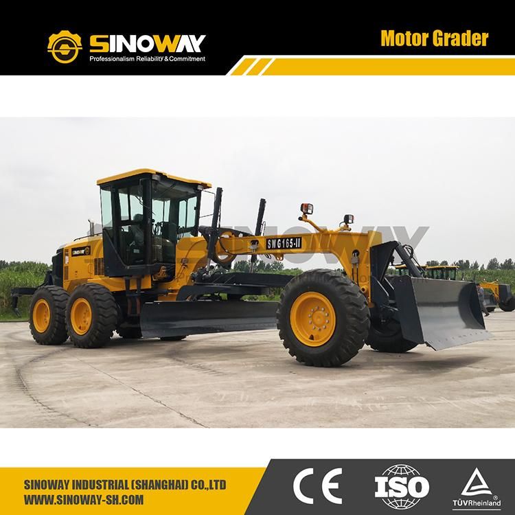 Small Road Grader 170HP Mini Motor Grader with Front Dozer and Moldboard