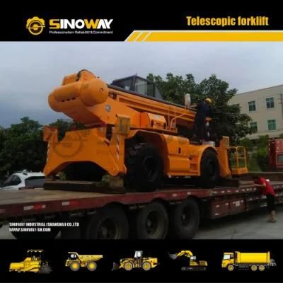 4 Ton Rotating Wheeled Material Handlers with Telescopic Boom