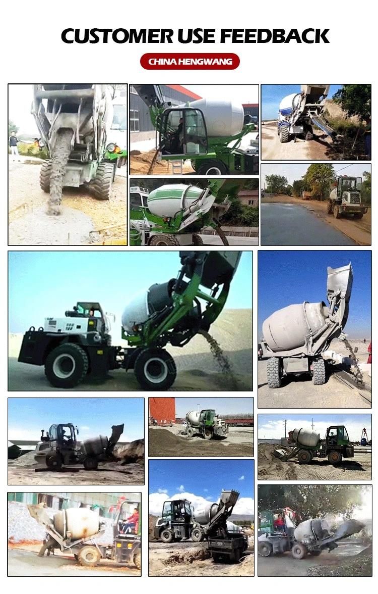 New Concrete Mixer Truck 3.5 Concrete Mixer