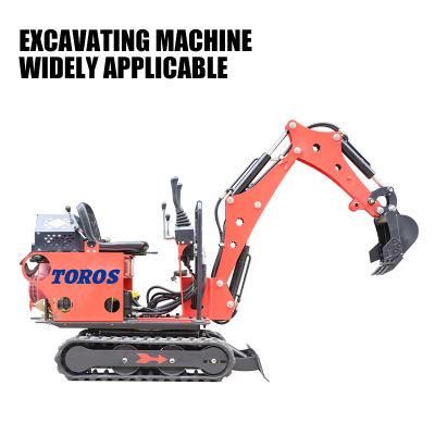 800kg Hydraulic Mini Excavator Digger Loader Bagger with Competitive Prices Meet CE/EPA/Euro 5 Emission