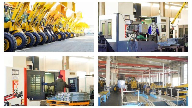 Mechanical Zl25 Hydraulic System Loaders with Attachements for Construction