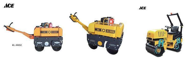 Remote Control Double Drum Road Roller for Groove Construction