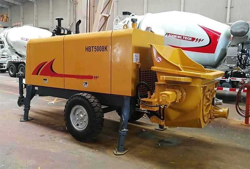 Acntruck Hbt6013K Trailer Concrete Pump for Small Construction