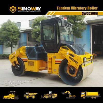 Hydraulic Tandem Vibratory Combination Road Roller 8ton Combi Asphalt Compactor