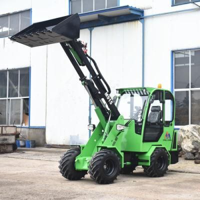 CE/EPA/ISO Small Payloader Front End Telescopic Wheel Loader with Pallet Fork Attachments