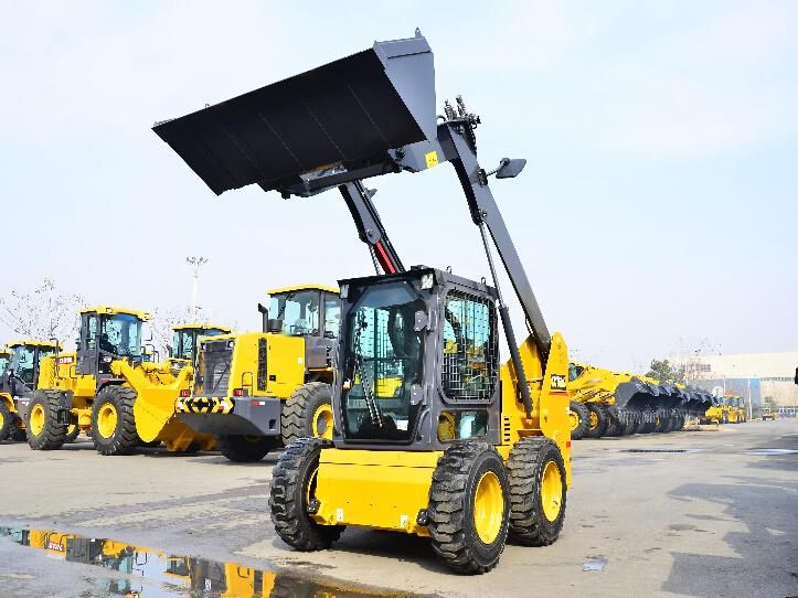 Powerful Liuzhou 385b 80HP Skid Steer Loader with Hammer Attachments Price List for Sale