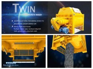 Competitive Price Construction Site Used Construction Machine Twin Shaft Concrete Mixer 1m3