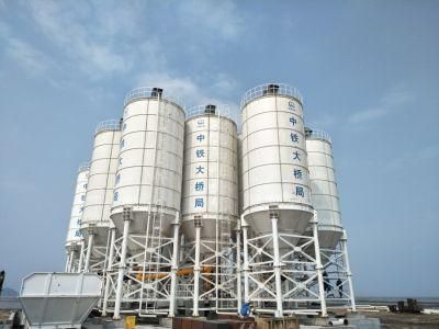 Using for Concrete Mixing Plant 50ton-3.32m Cement Silo