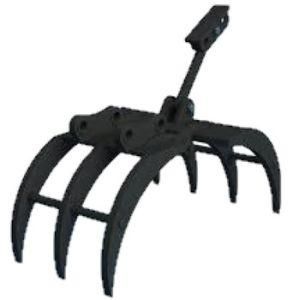 Excavator Rake Land Cleaning Rake Root Rake Grapple of Excavator