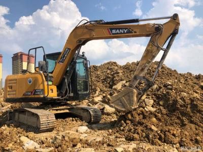 Used Mini Medium Backhoe Excavator Sany Sy70c Construction Machine Second-Hand
