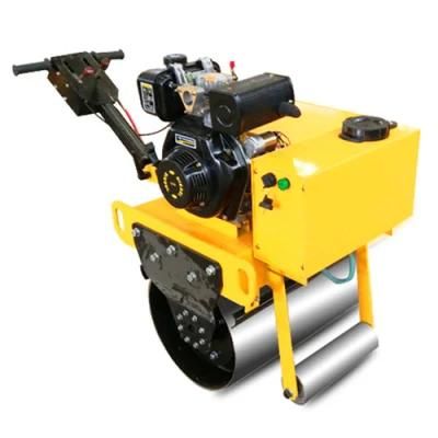 Walking Behind Single Drum Vibro Small Mini Road Roller Price for Sale