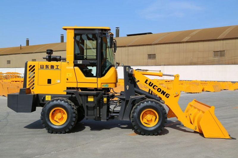 Engineering Construction Machine Mini Wheel Loader 1.6 Ton Wheel Loader