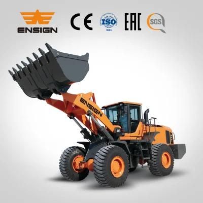 Ensign Wheel Loader Yx667 with Rated Load 6 T